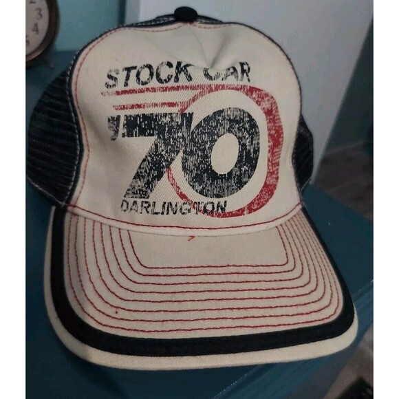 Nascar Classics '70 Stock Car Racing DARLINGTON Snapback Cap Trucker Hat - Picture 1 of 5